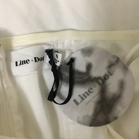 NEW Line & Dot Marais Jumpsuit in White SZ Small - Picture 5 of 5